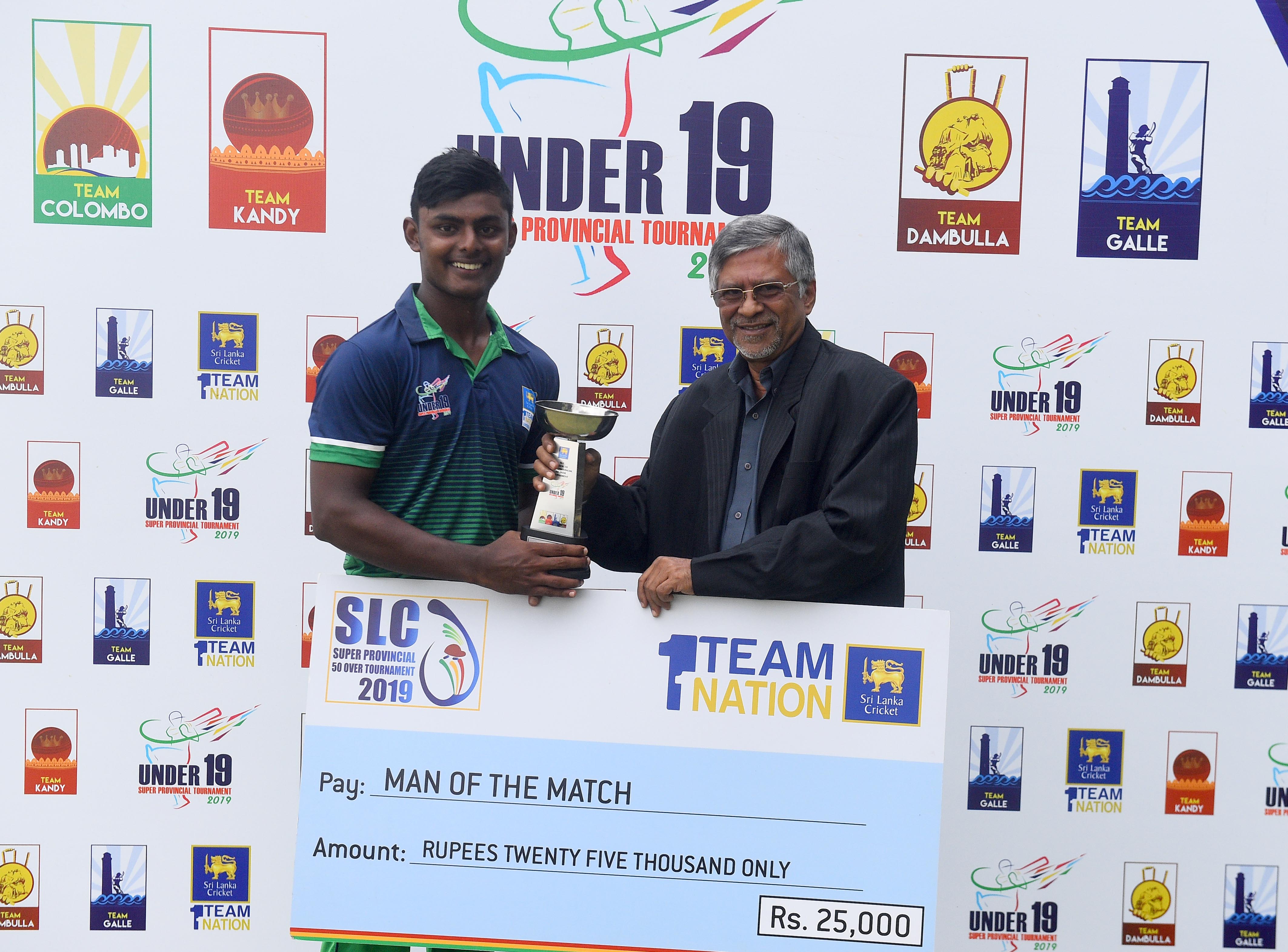Dambulla beat Kandy by 7 runs to set up final with Colombo
