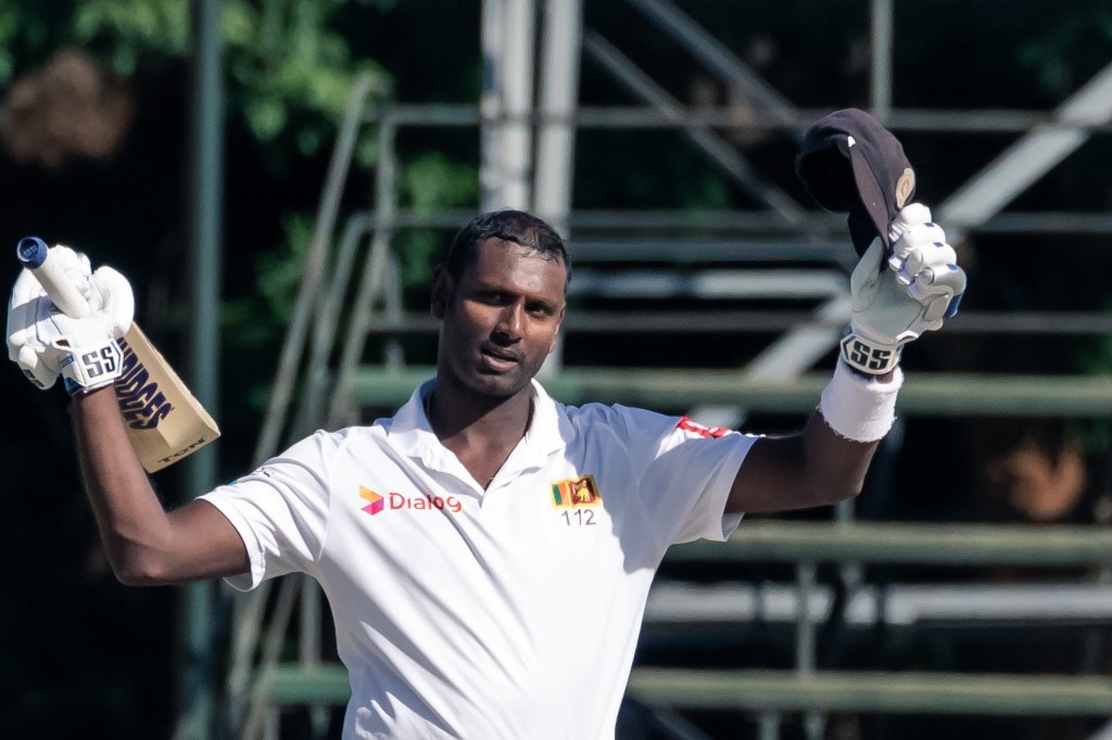Angelo Mathews a Trojan like maiden 200 n.o.in Sri Lanka’s 515/9 decl.