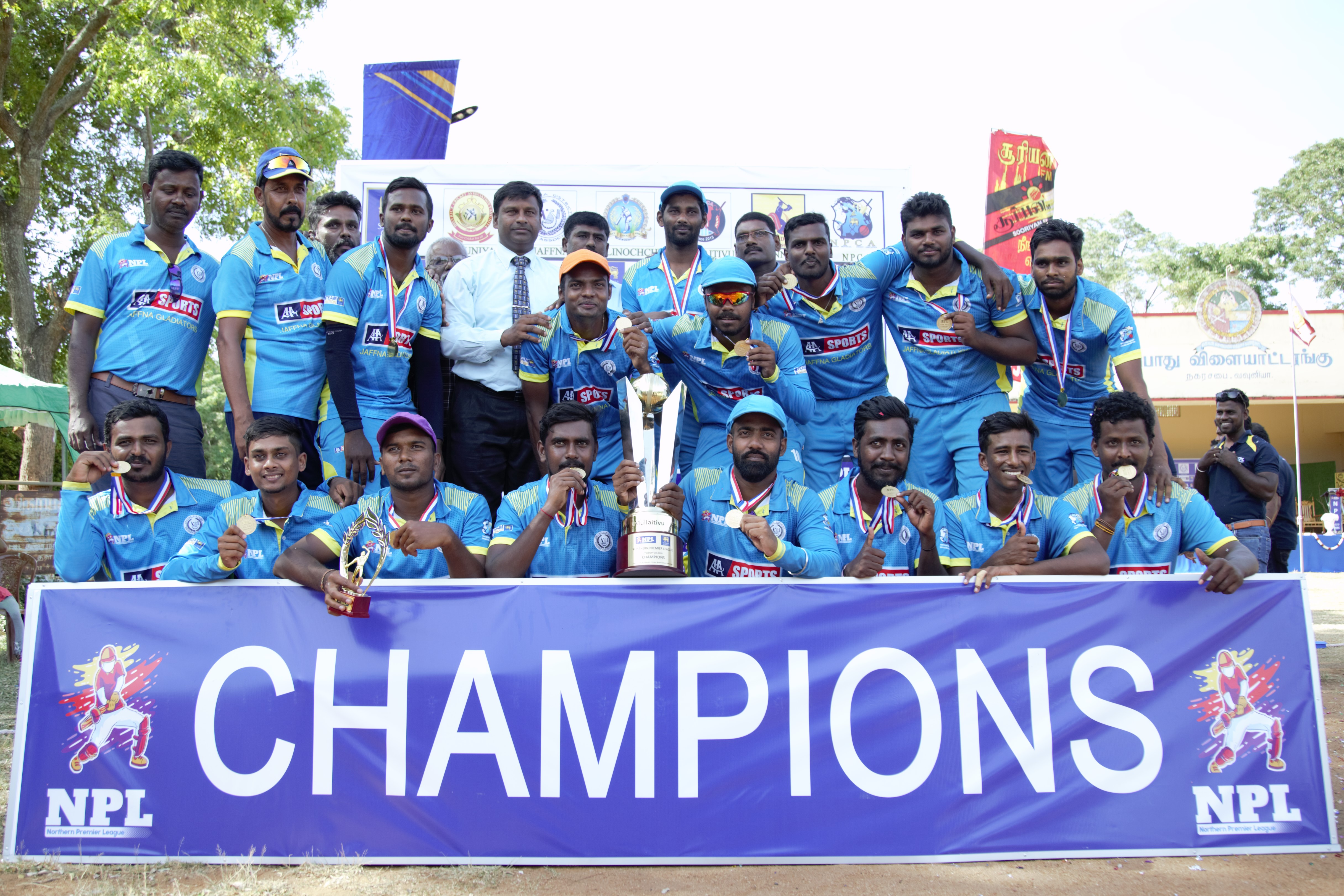 NPL අභිනව ශූරතාව ජැෆ්නා ග්ලැඩියේටර්ස් ට