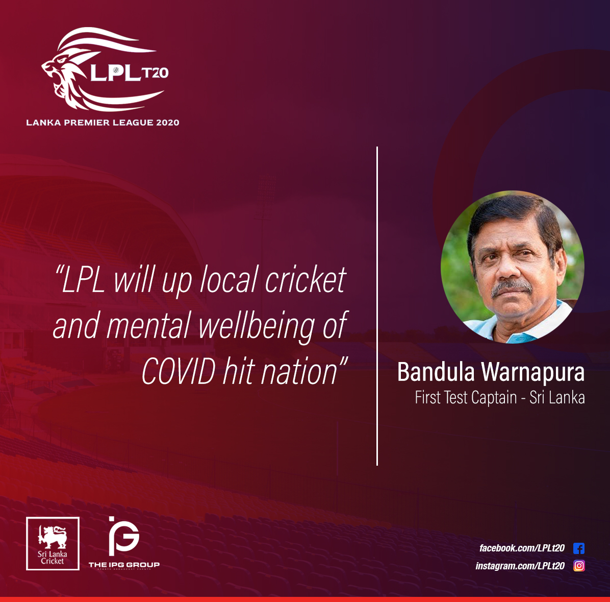 LPL will up local cricket and mental wellbeing of COVID hit nation – Bandula Warnapura