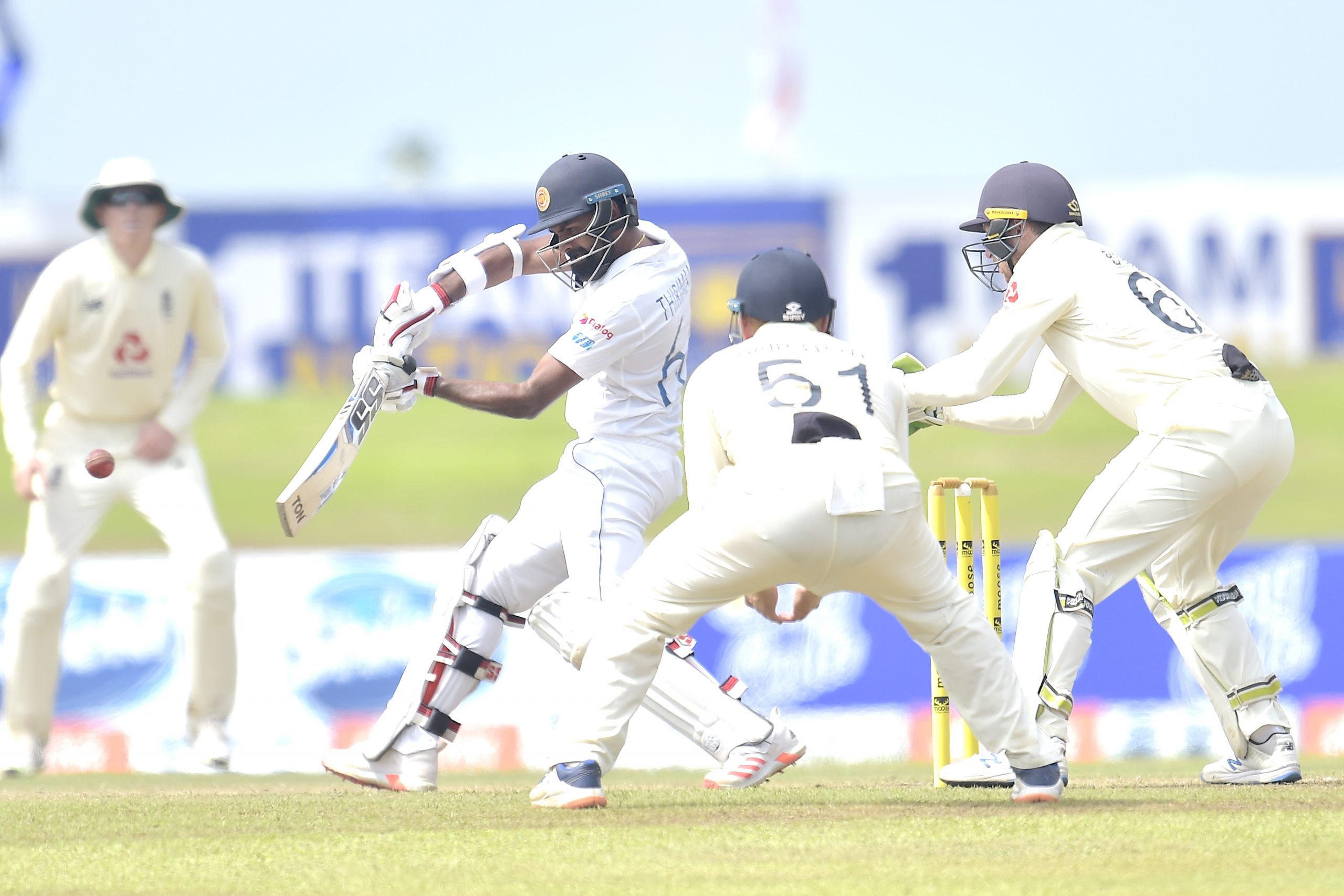 Thirimanne 111, wins battle over form, Mathews 71 last line of resistance; England 3/36 chasing 74