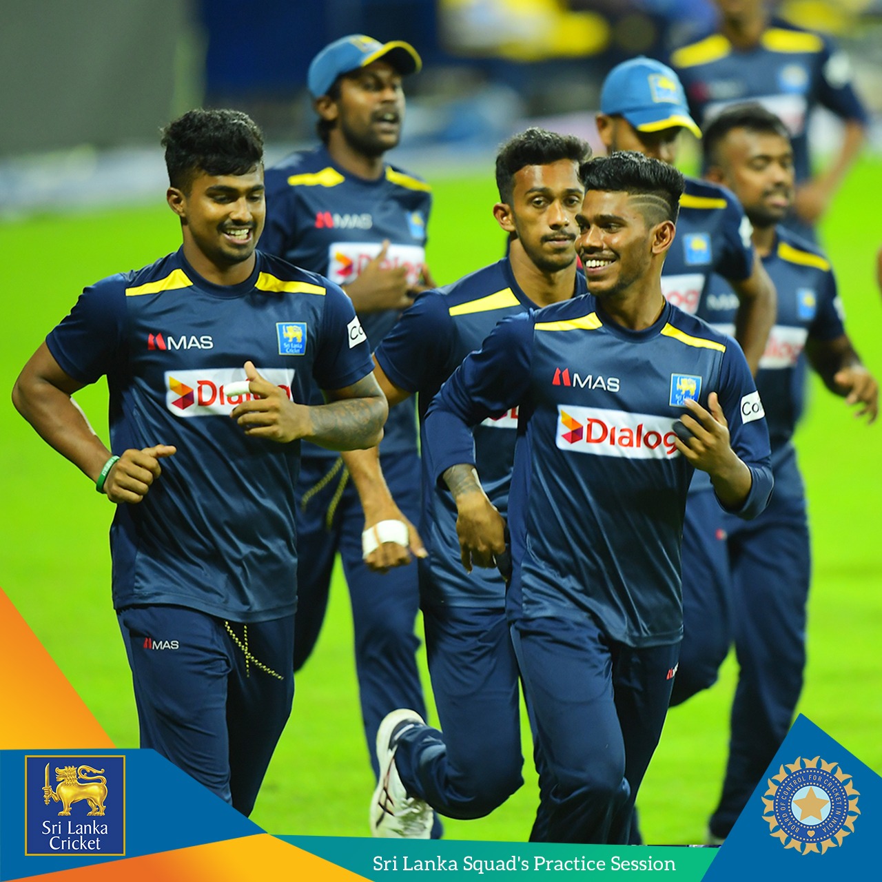 Sri Lanka and India lock horns in a test of strength