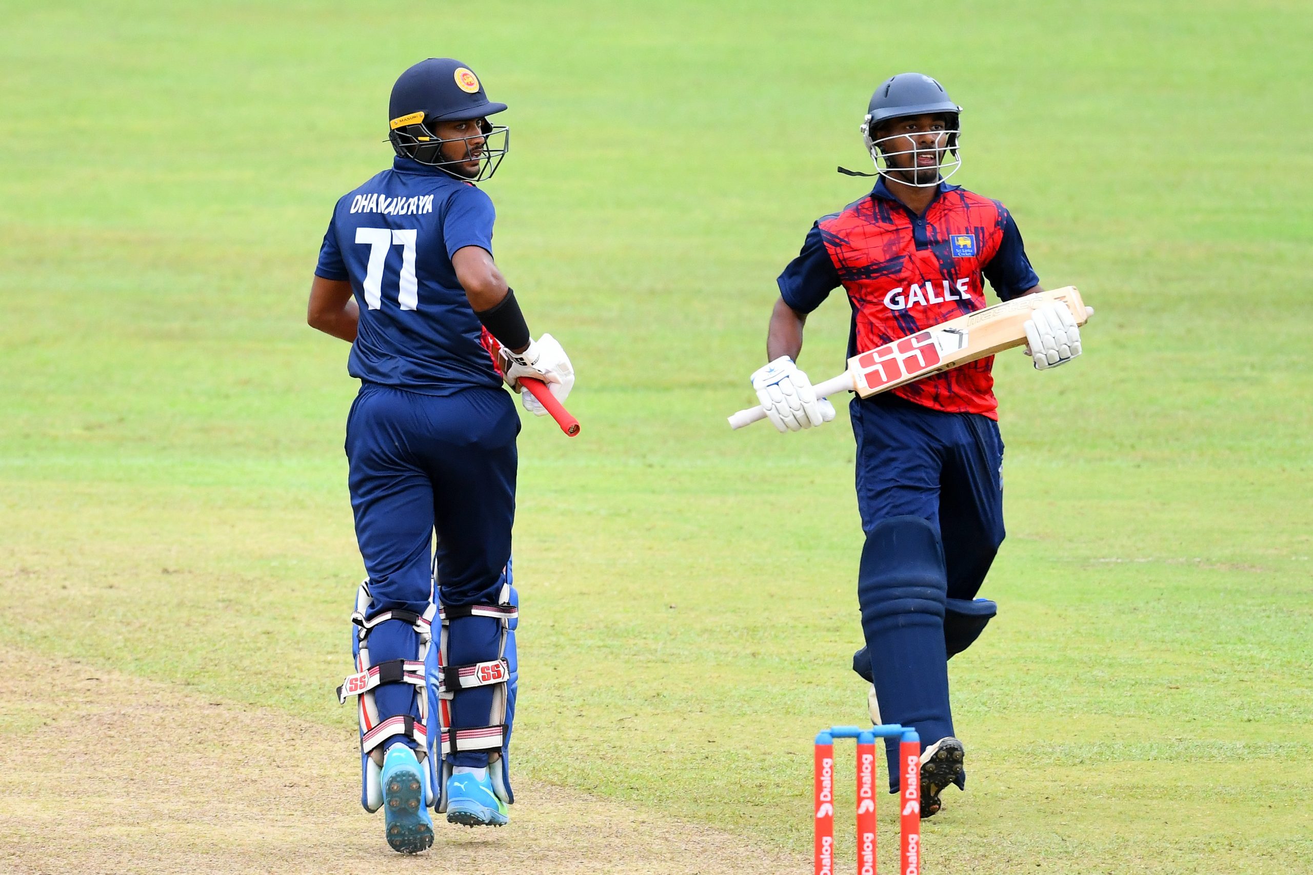 Jaffna’s Dhananjaya de Silva 109, but Galle’s Pabasara Waduge 92* and Dananjaya Lakshan 70* turn the tide