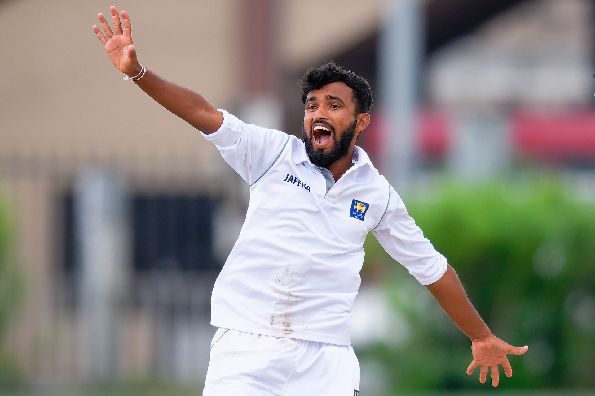 Jaffna 42/1 in reply to Kandy’s 444 – Oshada Fernando 109, Kamindu Mendis 87