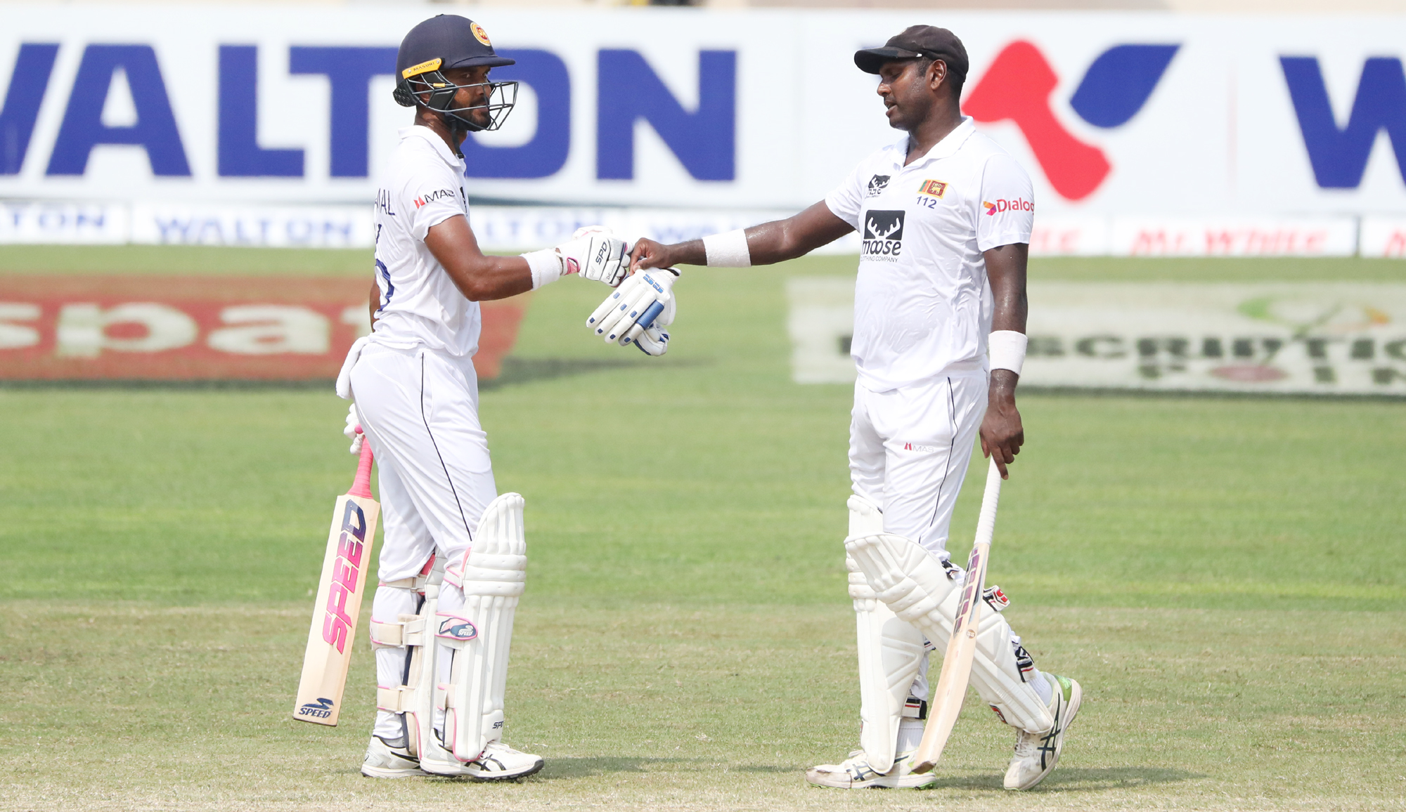 Mathews n.o. 145, Chandimal 124 as Sri Lanka mount 506 and have Bangladesh wobbling on 34/4
