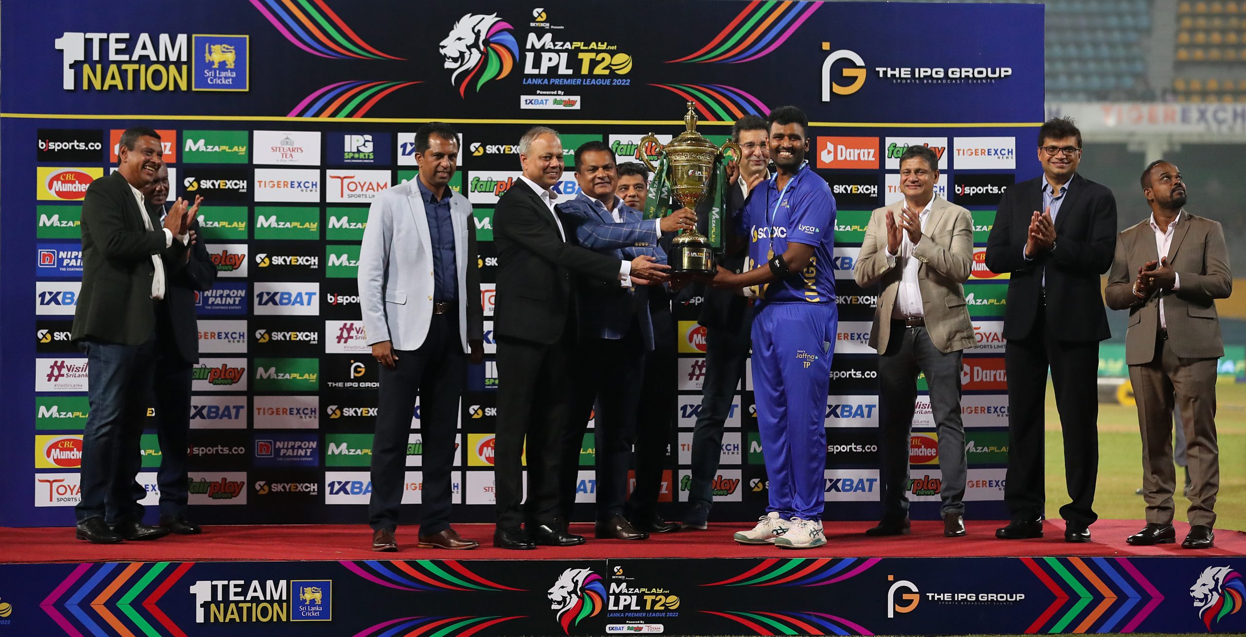 Jaffna Kings beat Colombo Stars by 2-wkts. In close finish to win LPL title for record third time