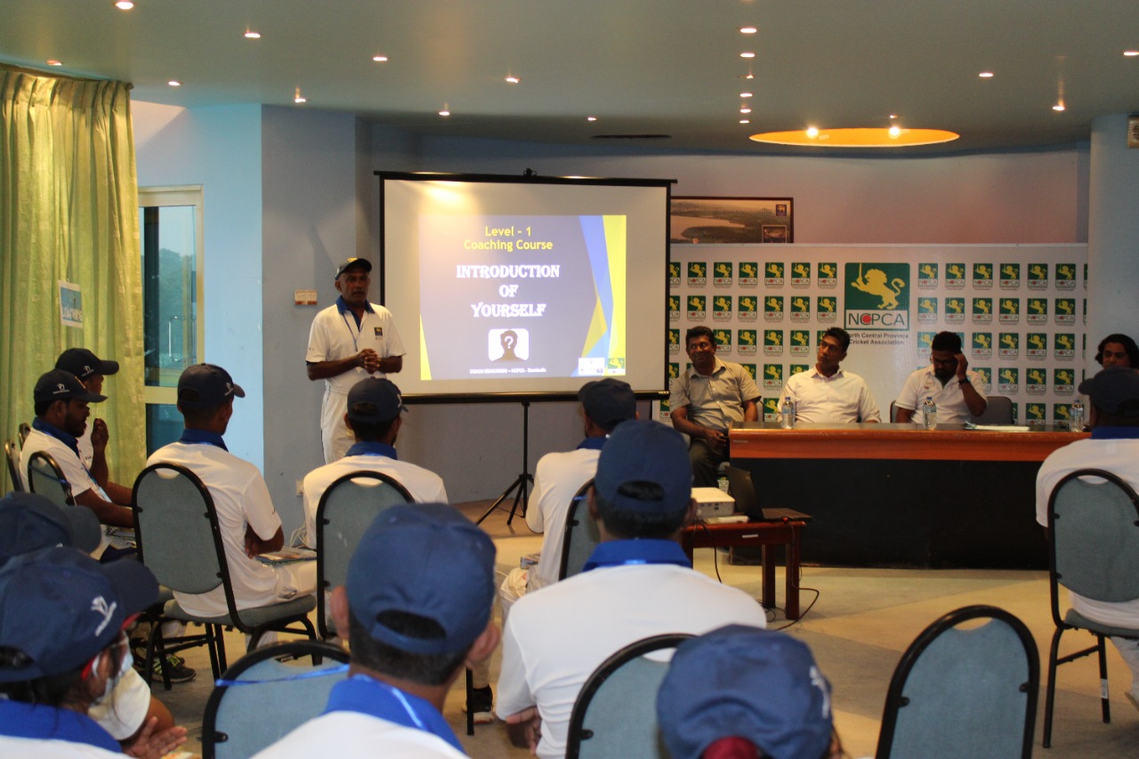 Day 1 of North Central Province Level 1 Coaching Course Commenced at Dambulla International Stadium