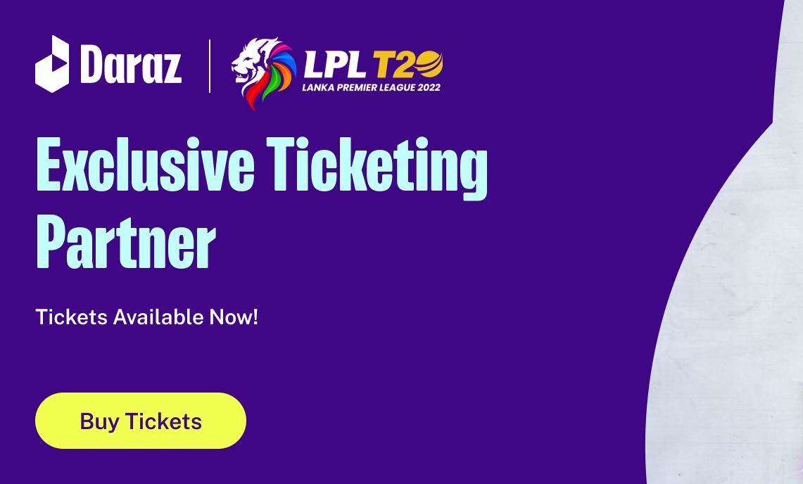 Daraz partners with Lanka Premier League as exclusive ticketing partner for third consecutive year