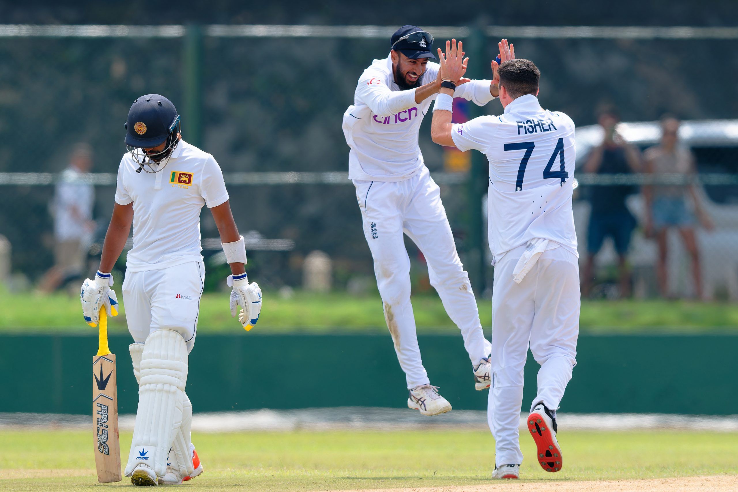 Spectators are permitted to witness the SL “A” vs. England Lions games