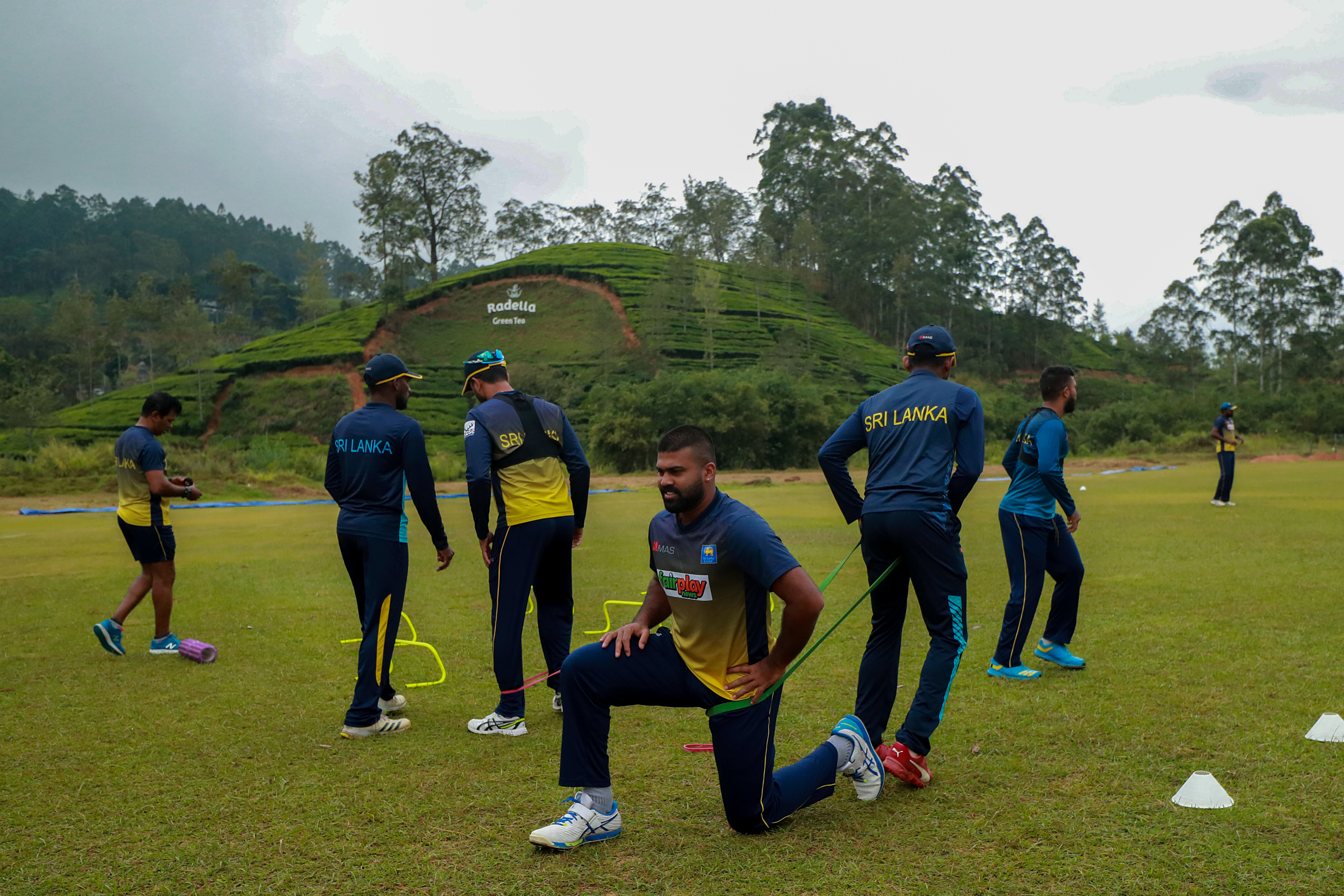 National team members applaud the “Radella” training facility