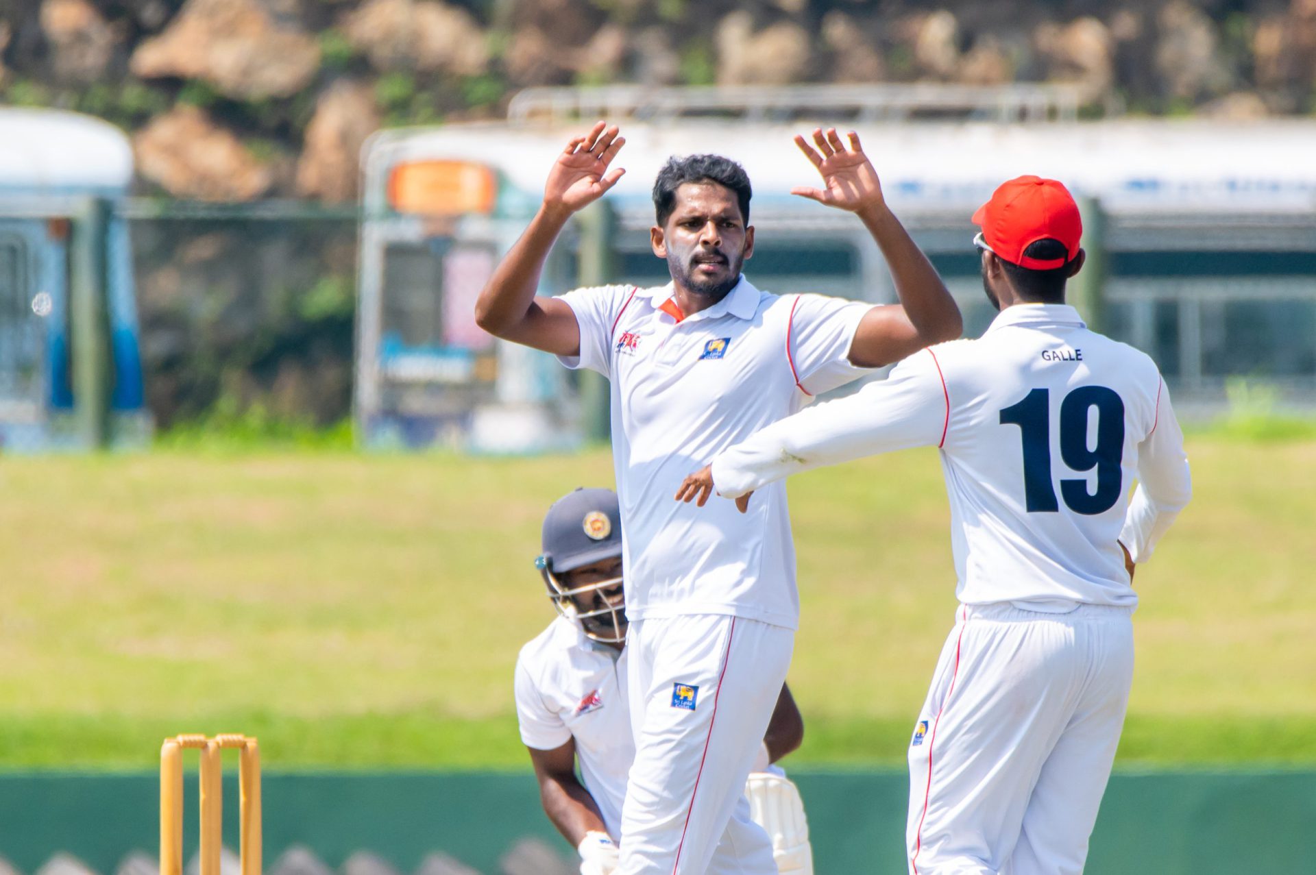 Shiraz Mohammad 5/60 and Sohan de Livera 105 n.o. put Galle on top vs Jaffna