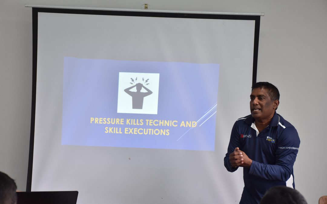 Coach Education Program for Western Province Colombo North Zone 1 School Coaches at R.Premadasa Stadium.