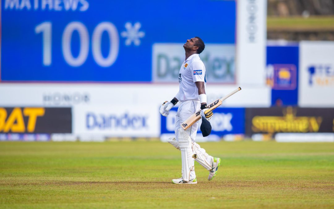 Sri Lanka Wrest Control 704/4 decl. Ireland  54/2: Kusal Mendis and Nishan Madushka maiden double tons, Angelo Mathews 15th ton