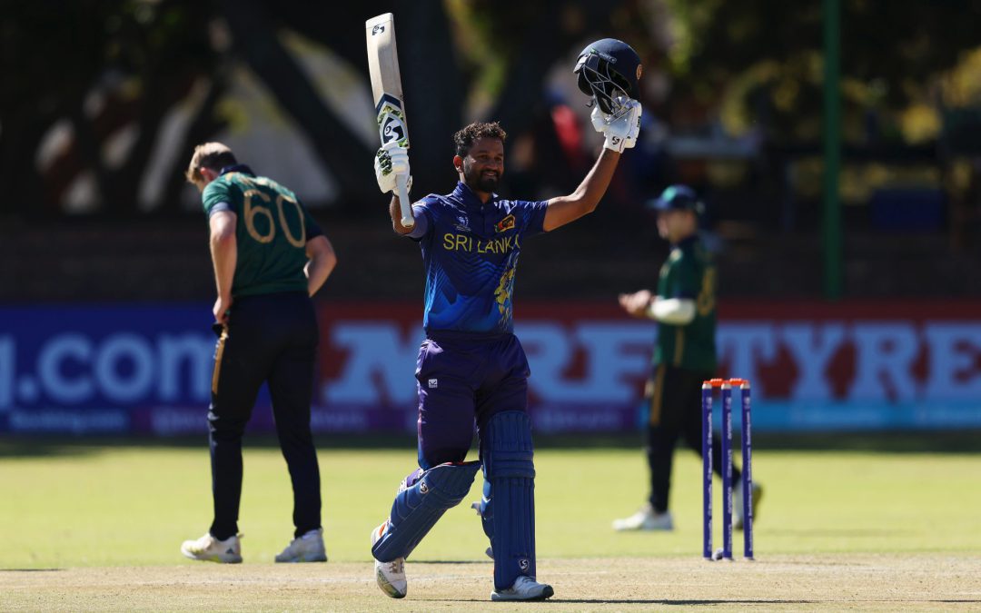 Sri Lanka crush Ireland by 133 runs to make it to Super Sixes – Dimuth Karunaratne 103, Wanindu Hasaranga 5/79