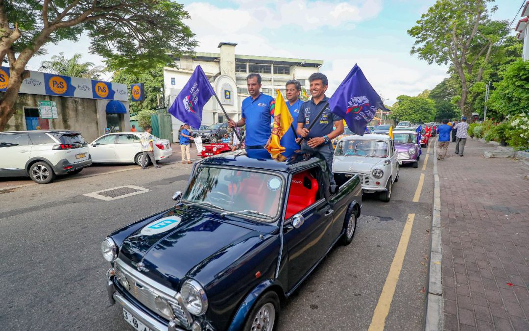 The Lanka Premier League 2023 – Season 4 Revs Up Excitement with a Mini Cooper Rally