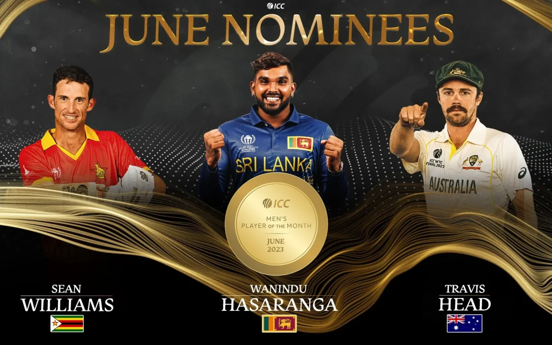 ICC Player of the Month Nominees for June Revealed