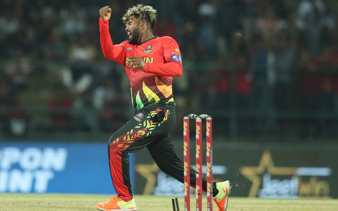 Hasaranga magic takes  B-Love Kandy to top of the table from naught 