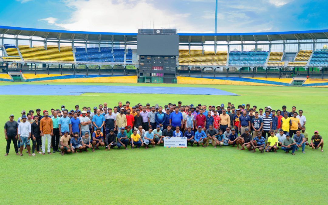 Sri Lanka Cricket’s ground staff awarded the cash reward promised during the Asia Cup