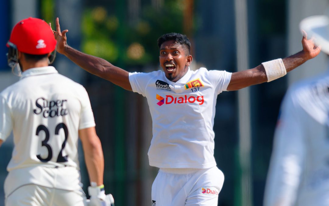 Sri Lanka take control of historic maiden test – 80/0 after decimating Afghanistan for 198