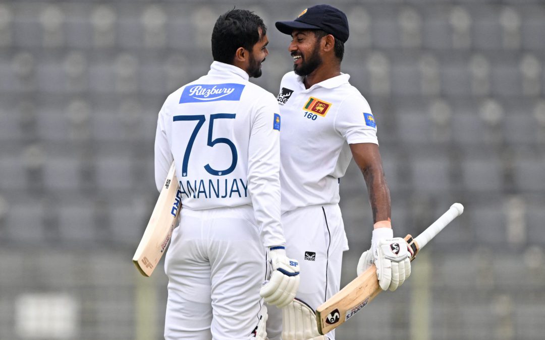 Dhananjaya and Kamindu third from same country to score twin centuries after Australia’s Greg and Ian Chappell and Pakistan’s Azhar Ali and Misbah ul-Haq