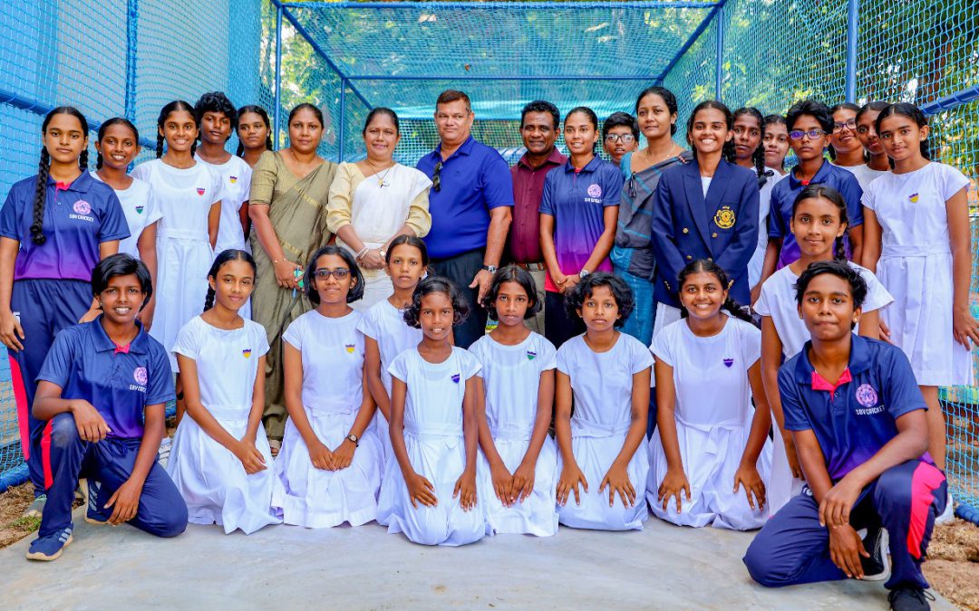 SLC donates a side practice wicket to ‘Sirimavo’ to start cricket