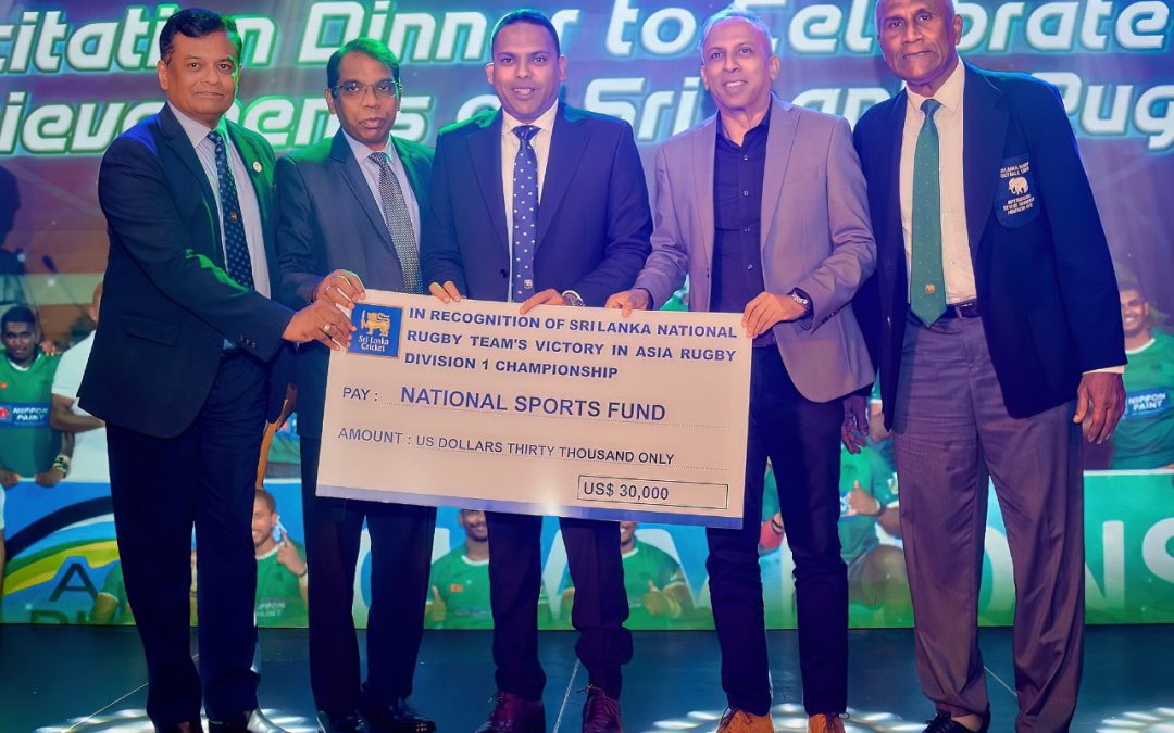 Sri Lanka Cricket recognizes the national rugby team