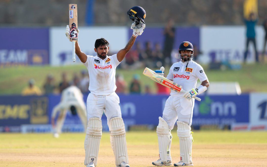 Kamindu Mendis erupts again with 4th Test ton from 7 in Sri Lanka’s 302/7