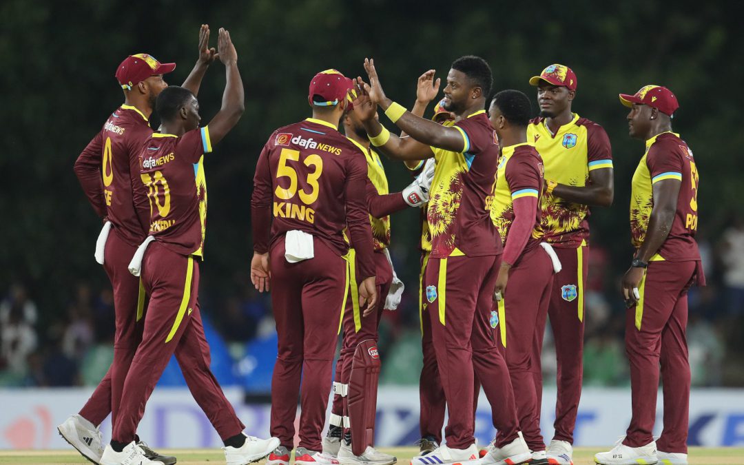 Player of the Match Brandon King 63 off 33 and Evin Lewis 50 off 28 power West Indies to 5-wicket win over Sri Lanka