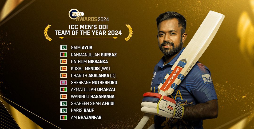 Breakout stars spearhead ICC Men’s ODI Team of the Year for 2024
