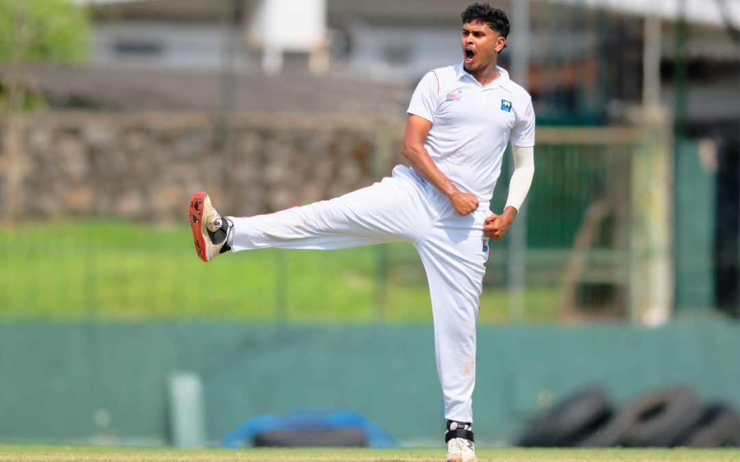 4-wicket Nimasara Atharagalla reduces Dambulla to 154/5 as Galle lead by 216 followig Oshada’s 120