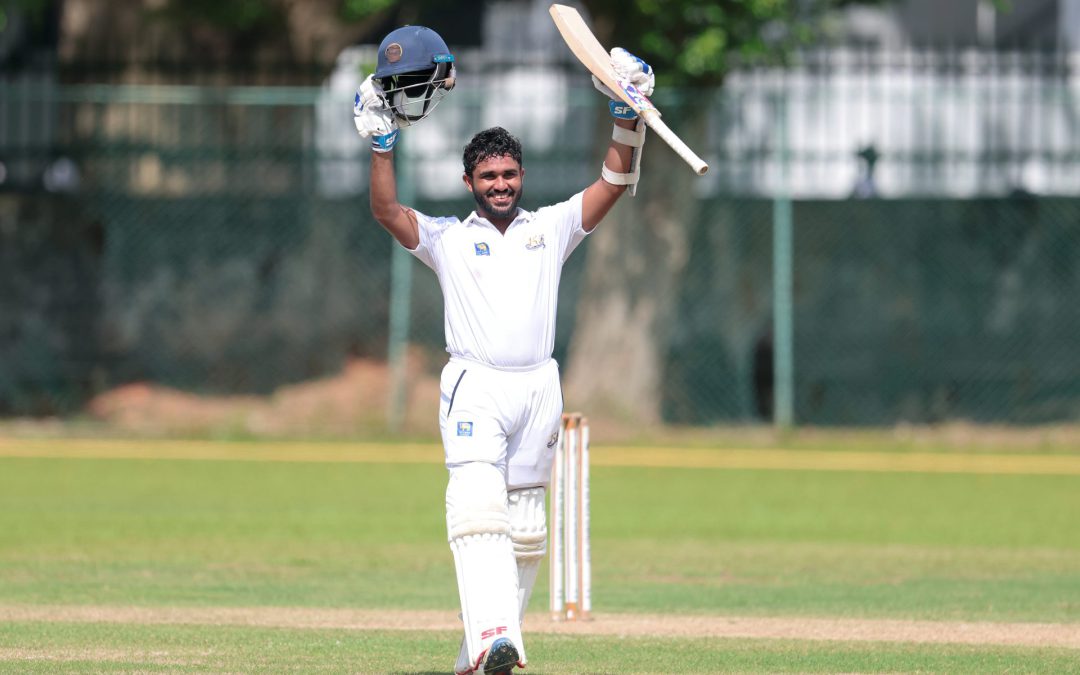 Ravindu Rasantha n.o. 100, Angelo Mathews n.o. 63 in Jaffna’s 206/2 vs Dambulla