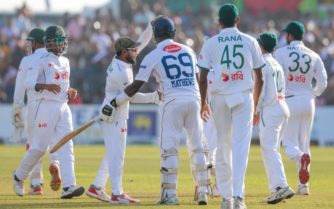 පළමු ටෙස්ට් තරගය ජය පැරදුමෙන් තොරව නිම වෙයි