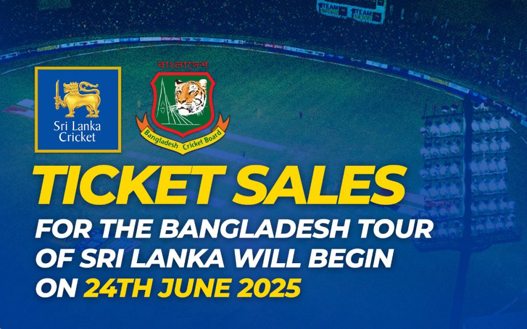 එක්දින සහ විස්සයි-20 ප්‍රවේශ පත්‍ර අලෙවිය 24 වැනිදා සිට