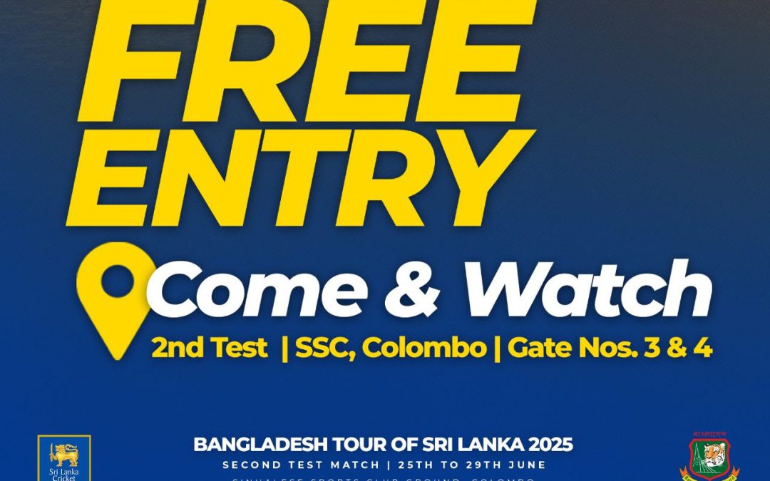 Bangladesh Tour of Sri Lanka 2025 – 2nd Test Match