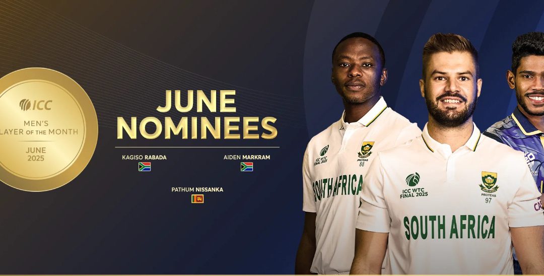 ICC Men’s Player of the Month nominees for June revealed