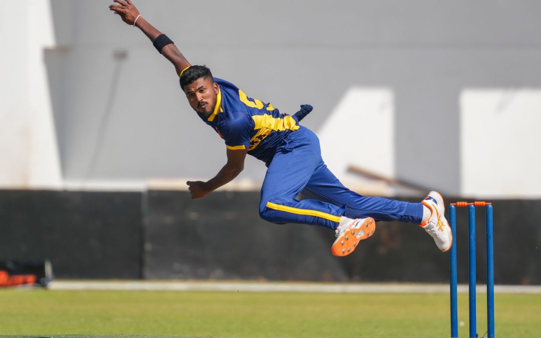 DILSHAN MADUSHANKA THUNDERBOLT HAT-TRICK STOPS ZIMBABWE