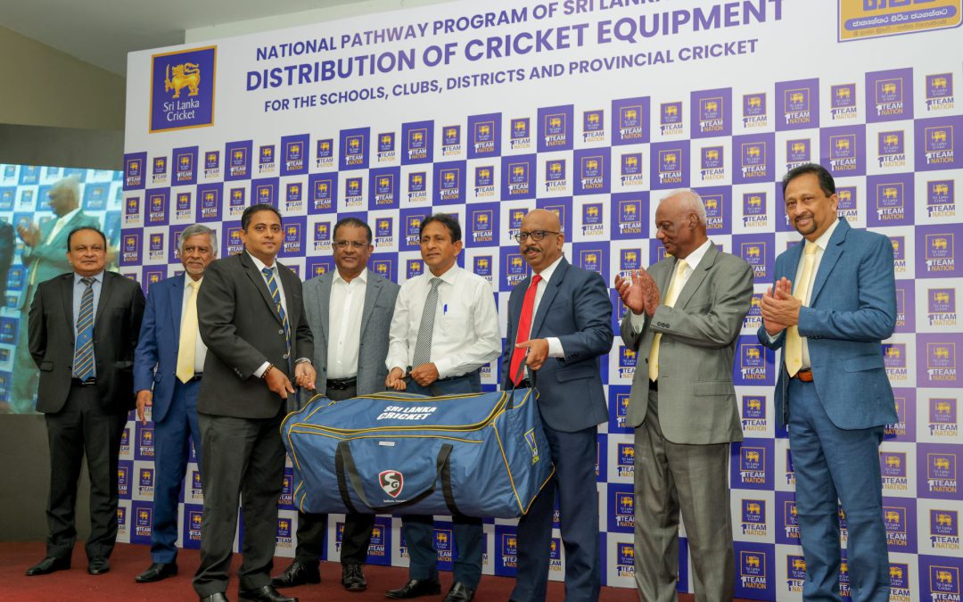 Sri Lanka Cricket Distributes Cricket Materials Under the National Pathway Program
