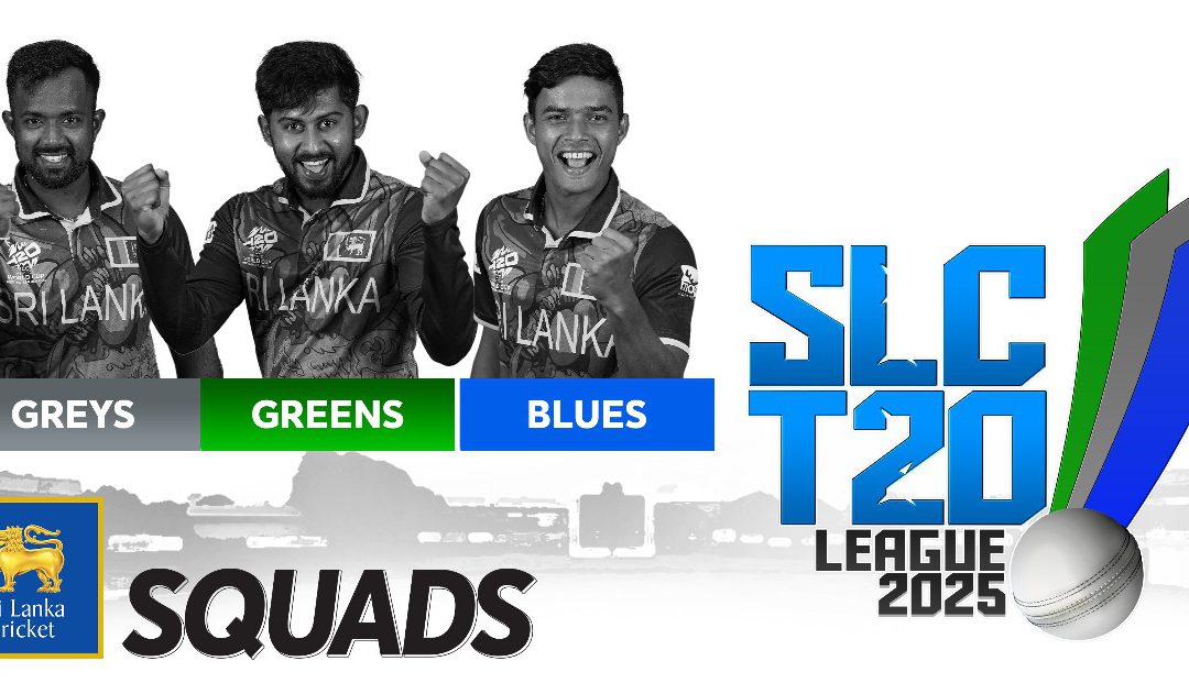 The squads for the SLC T20 League, which will commence on the 7th of August at the SSCGrounds, Colombo.