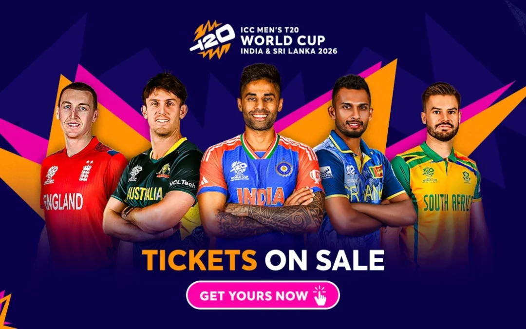 Tickets go live for ICC Men’s T20 World Cup 2026