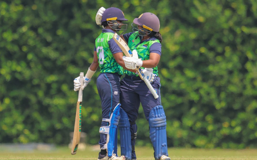 Nilakshi 36 n.o. cameo and Oshadi 4/17 & 16 n.o. carry Team Blues to NSL Trophy overcoming Team Green’s Chamari’s half century