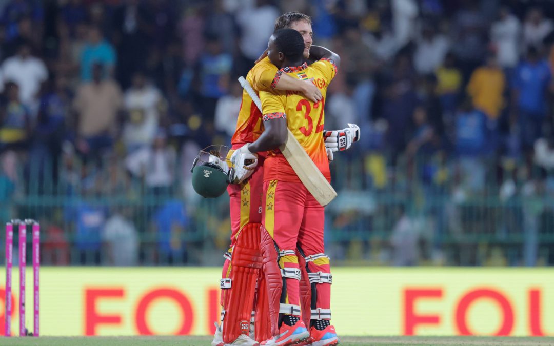 Zimbabwe shock Sri Lanka by superior batting display