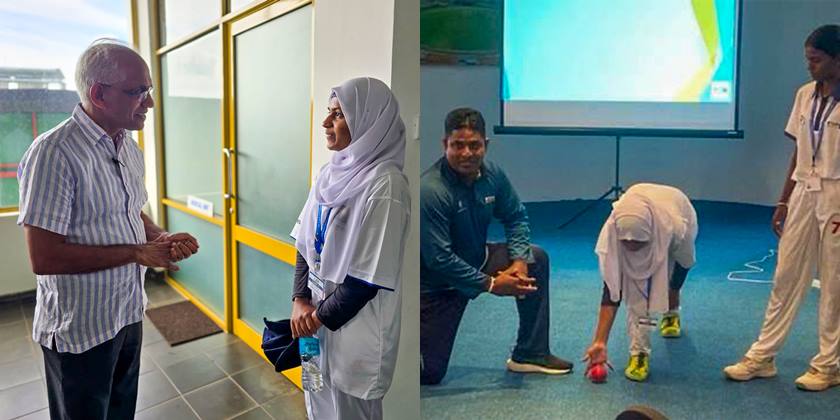 Cricket Transformation Committee Chairman Visits SLC Level 1 Coach Education Program