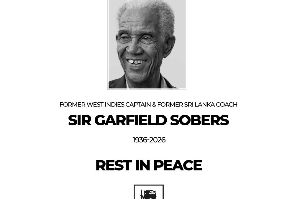 Sri Lanka Cricket Mourns the Passing of Sir Garfield Sobers