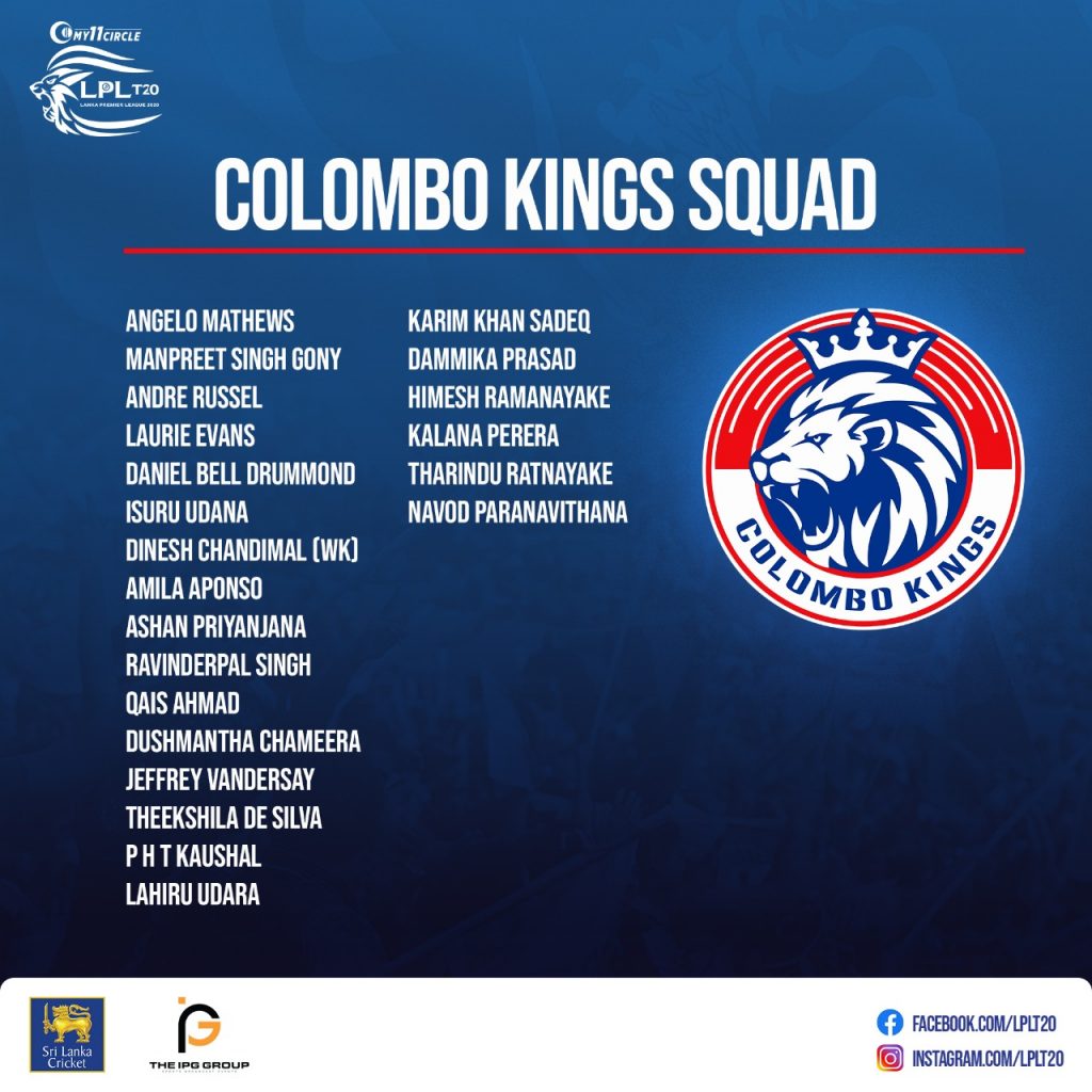 Lanka Premier League | Squads - Sri Lanka Cricket