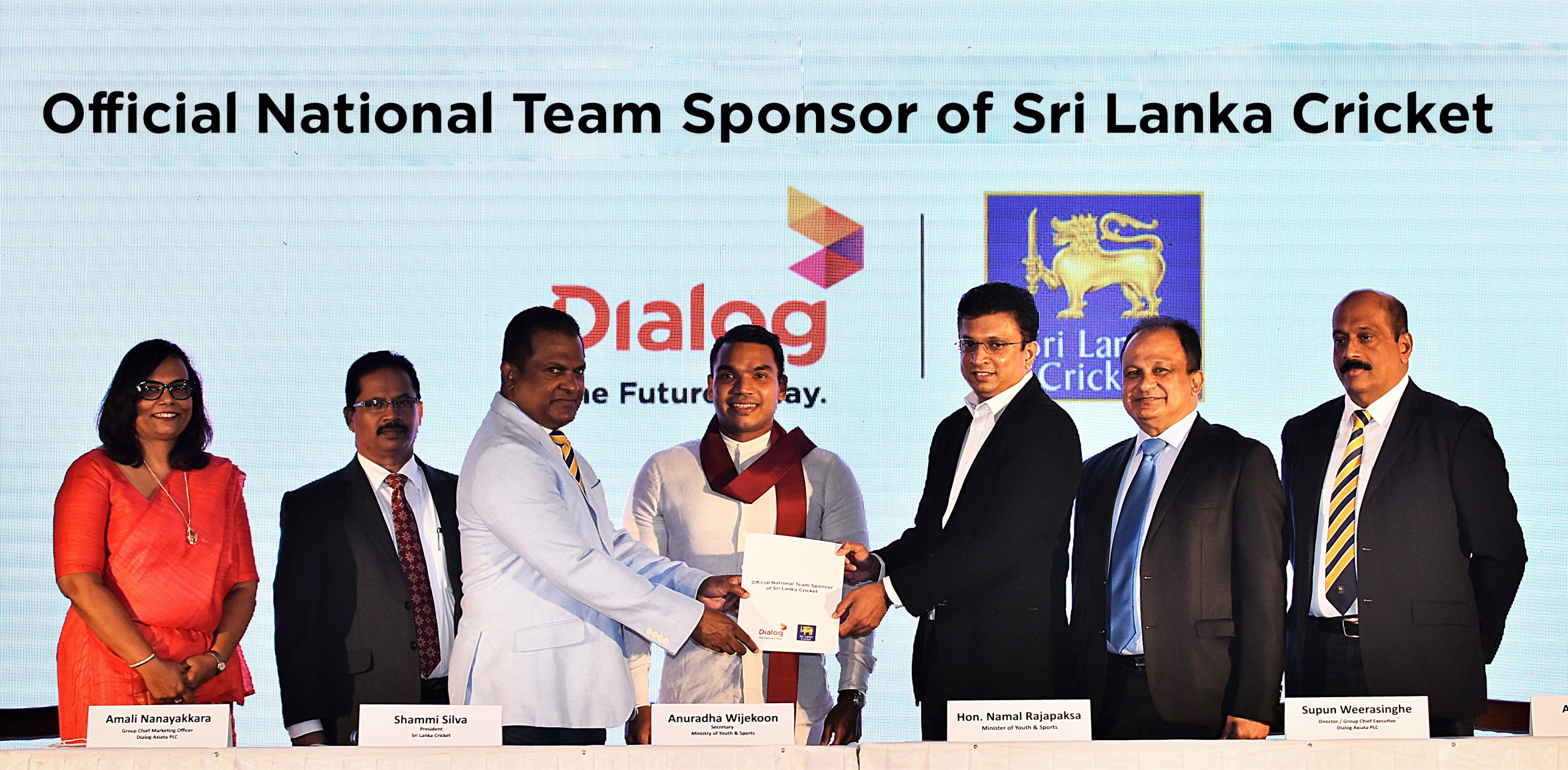 Dialog Axiata Continues to Power Sri Lanka Cricket as the ‘Official National Team Sponsor’