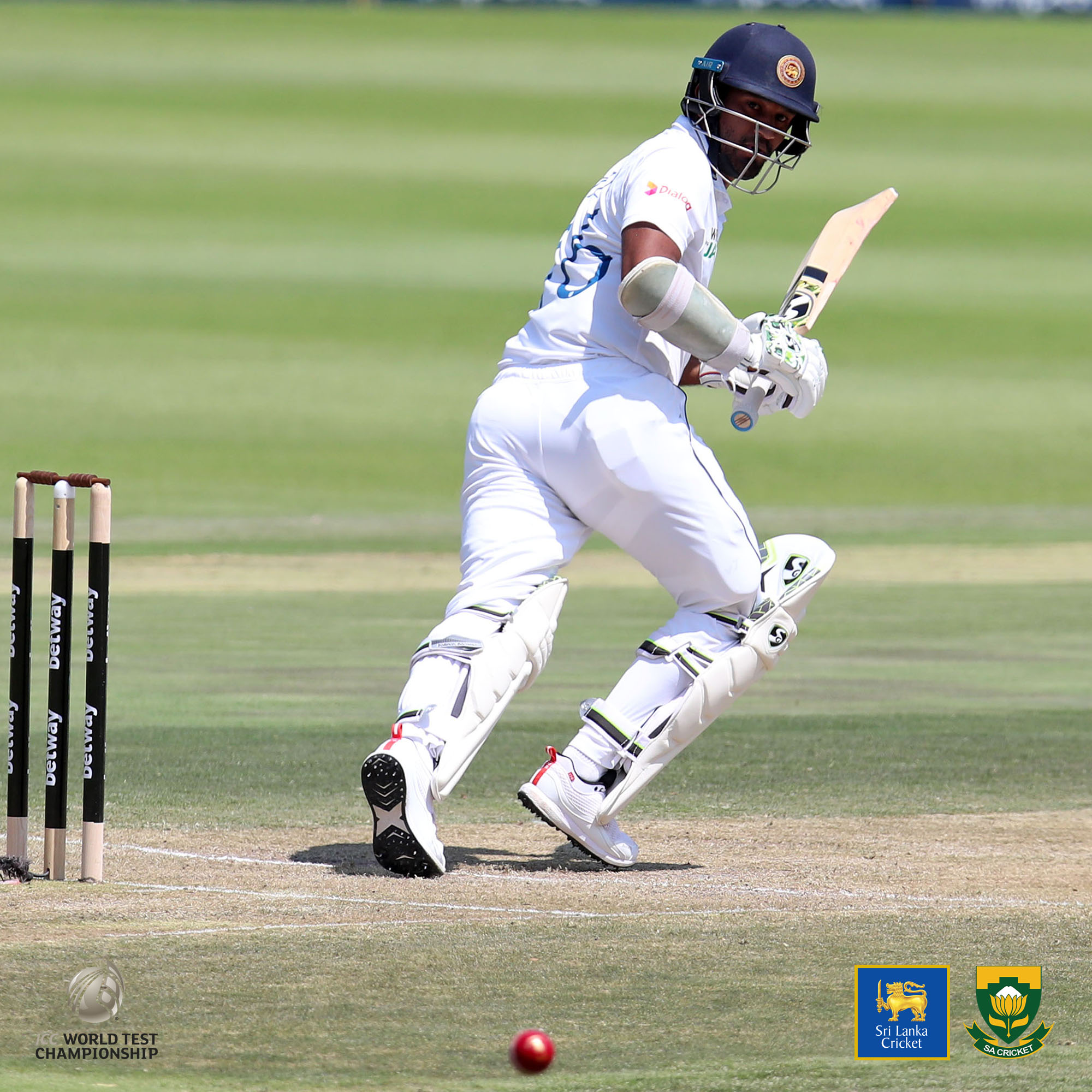 Karunaratne n.o. 91 in Lanka second innings 150/4 after dismissing South Africa for 302 – Elgar 127