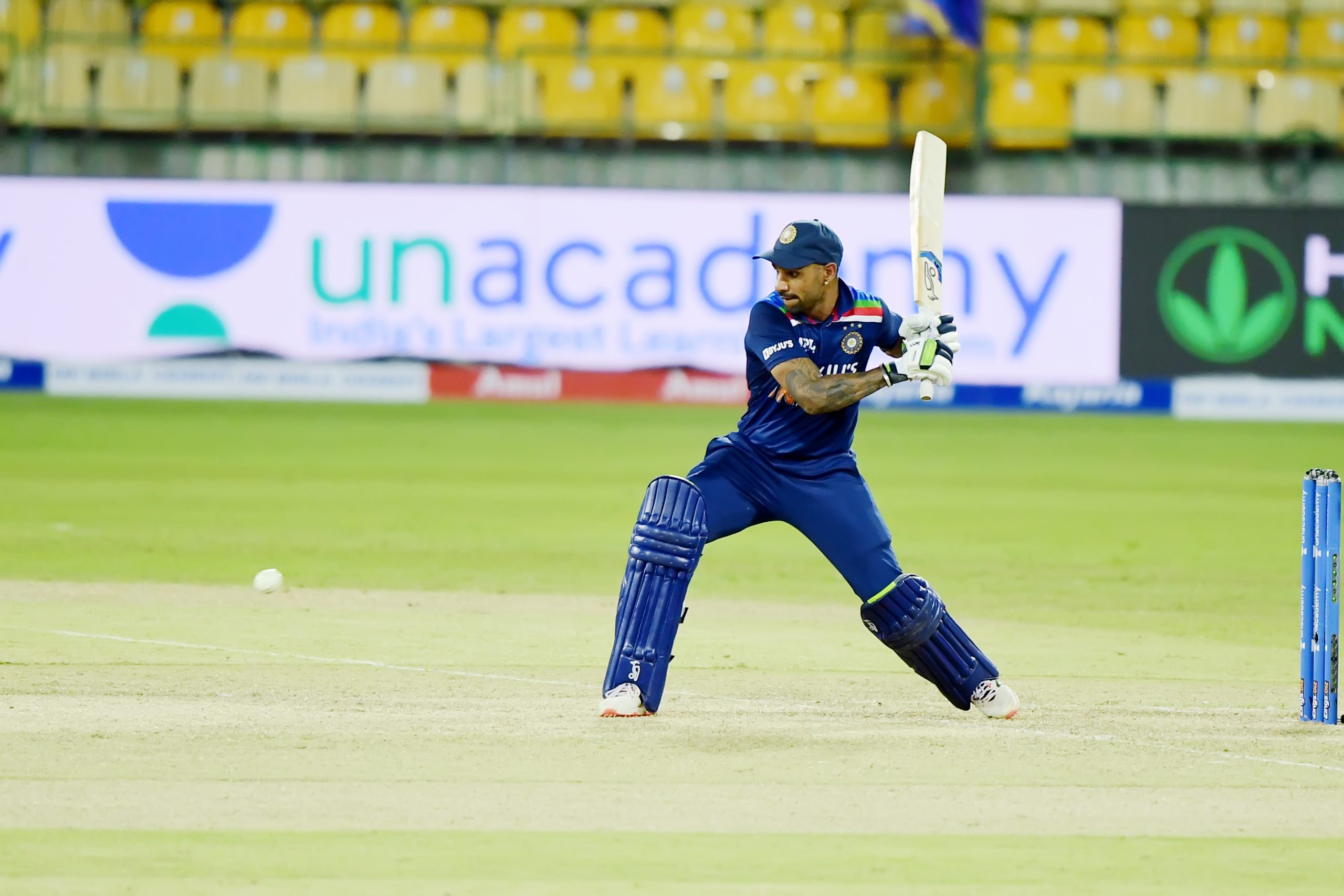 Dhawan captain’s knock of 86 in India’s 263/3 in reply to Sri Lanka’s 262/9