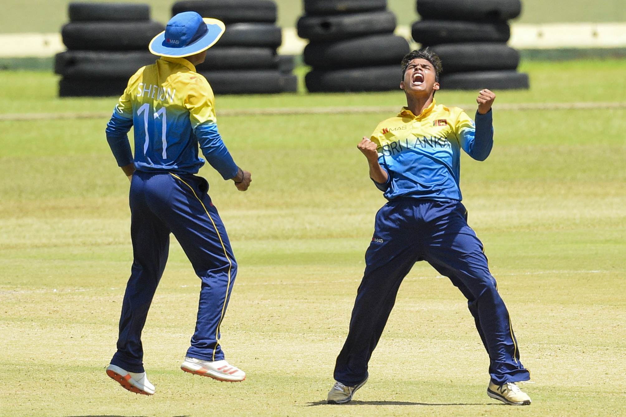 Wellalage shines for Sri Lanka | ICC Under 19 Men’s CWC 2022 warm-ups