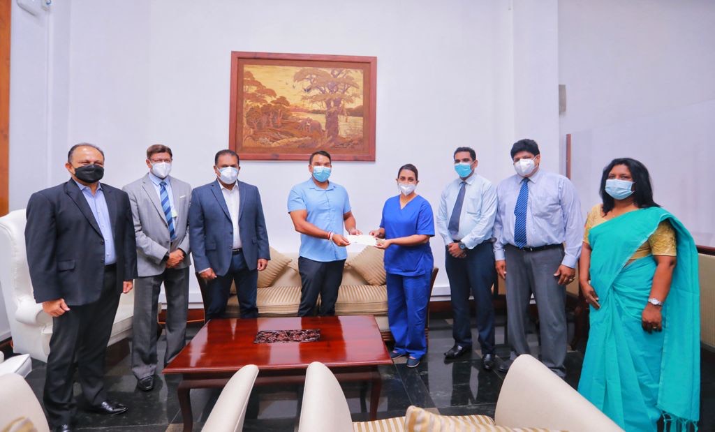 Sri Lanka Cricket granted a sum of LKR 13.43 million for the country’s health sector