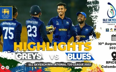 Match 4 Highlights | Blues vs Greys | SLC SkyExch Invitational T20 League 2022